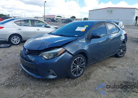 2015 Toyota Corolla Le z USA, uszkodzony, nr VIN 2T1BURHE4FC382193
